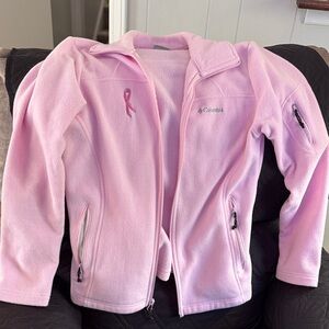 Columbia women’s  Light Pink Fleece Jacket